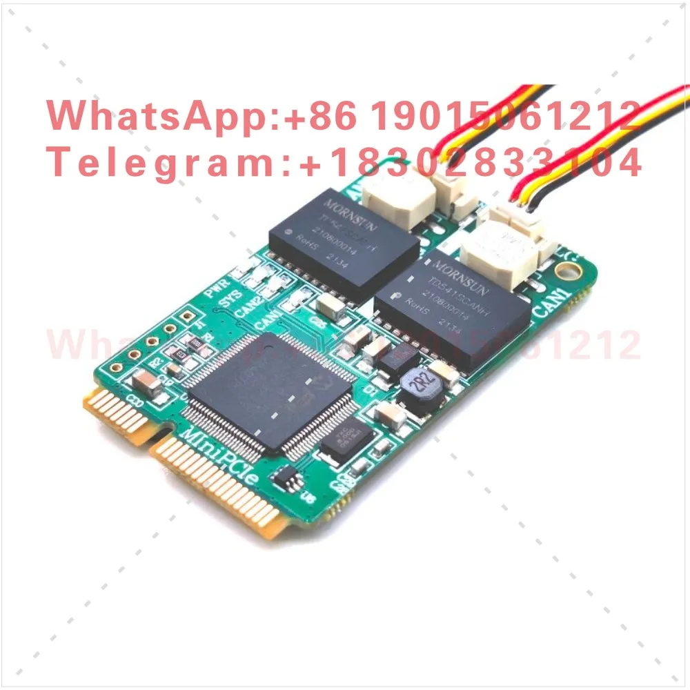 MiniPCIe-CAN Module MINI PCI-E to CAN Interface Card USB to CAN Dual with Isolation