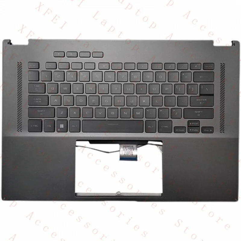 

F Palmrest for ASUS ROG Flow X16 GV601 GV601VU Keyboard US Grey