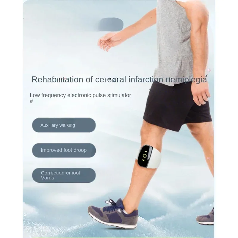 Cerebral Infarction Hemiplegia Rehabilitation Foot Drop Electronic Walking Aid Instrument Wind Power Stimulation Training