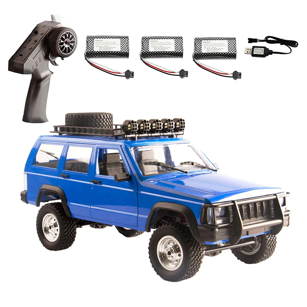 Mn78 1/12 2.4g Full Scale Cherokee Remote Control Car Four-wheel Drive Climbing Car Rc Toys For Boys Gifts