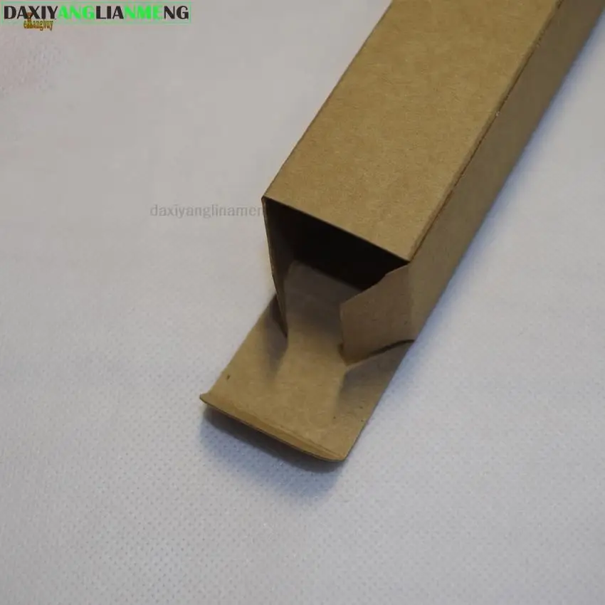 100pcs 2.6x2.6x8.7cm Kraft Paper Box DIY Lipstick Perfume Essential Oil Bottle Packaging Boxes GIFT PARTY FAVOR Package