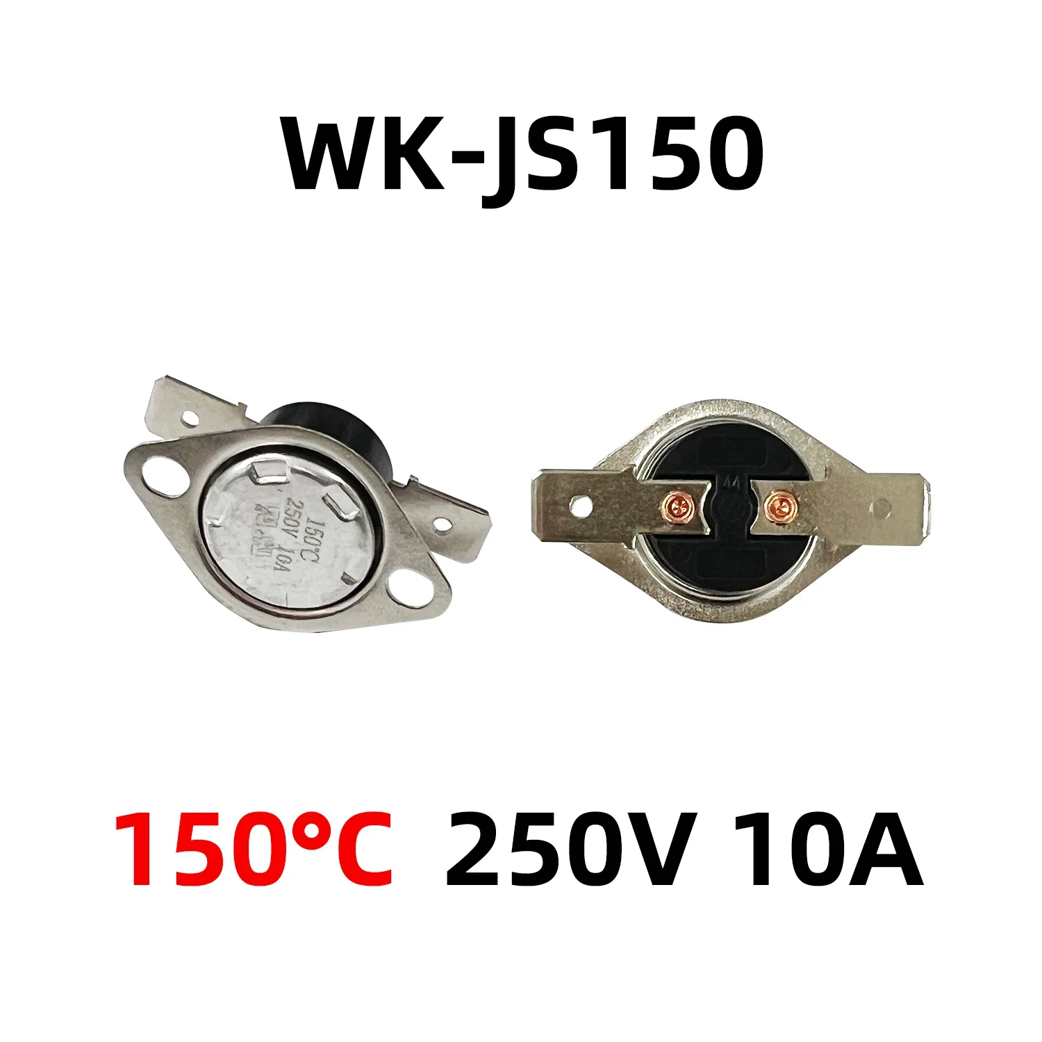 10 шт. Ksd301 24 ℃   40 ℃   130 ℃   150 ℃   Металлическая термозащита 250 В 10 А 16 А термовыключатель температуры нормально закрытый