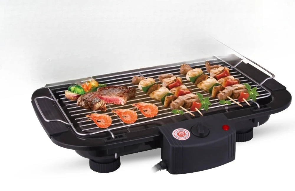 

Stainless Steel Barbeque Electric Grills Hot Sell Non Stick Smokeless Electric Grill Bbq