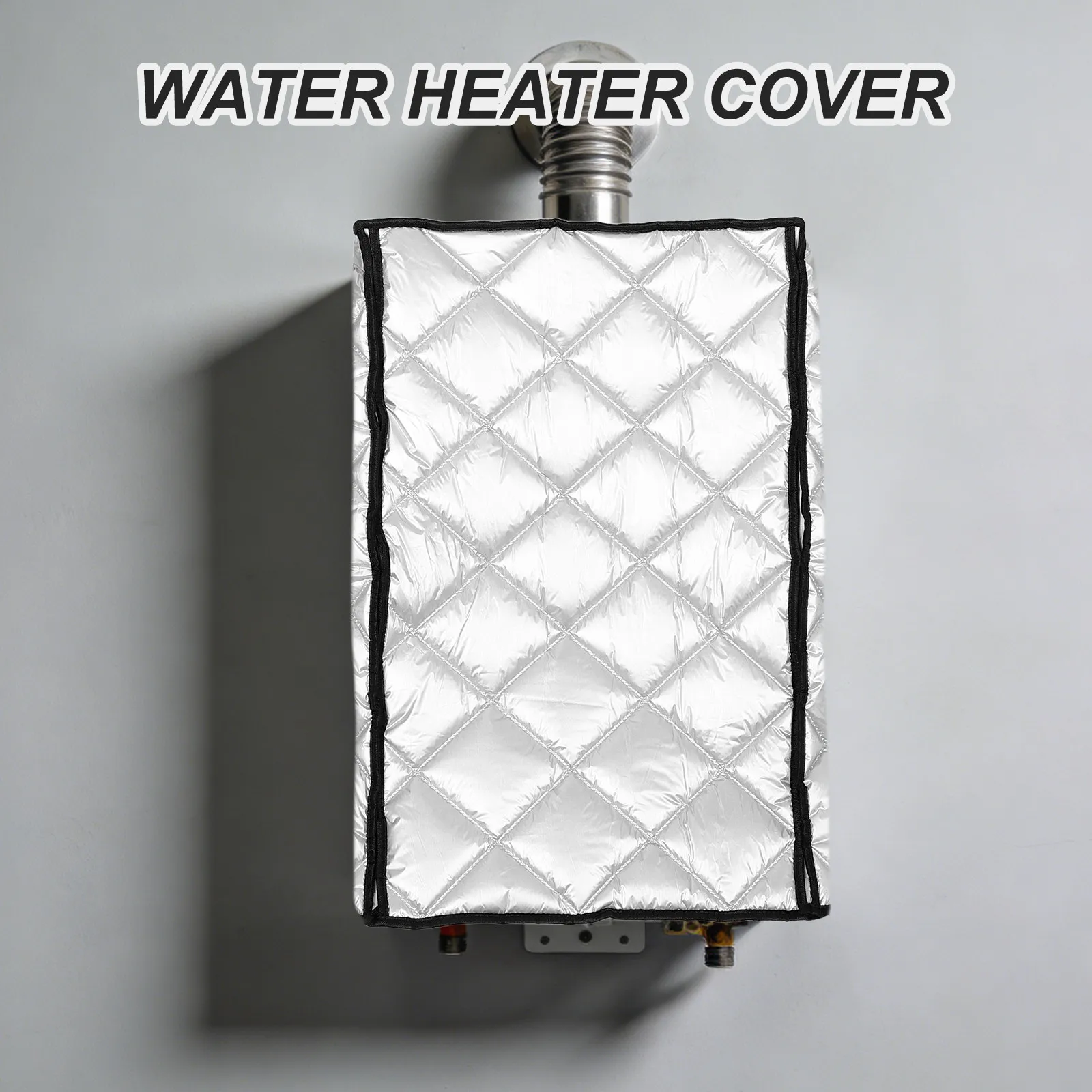 Tankless Hot Water Heater Cover Wall Mounted Gas Water Heater Soundproof Dustproof Boiler Protector Insulated Cover 29.5x18.5