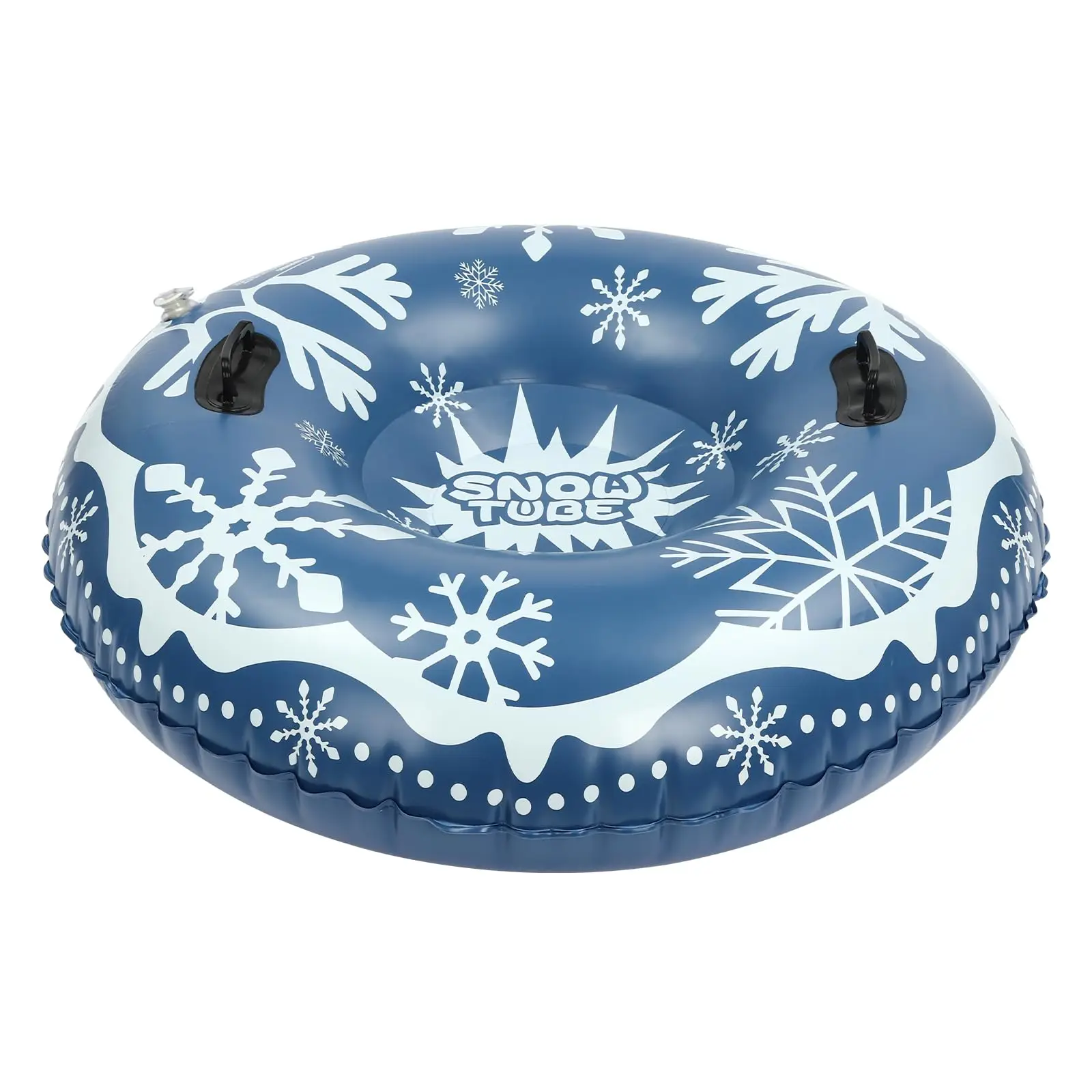 3Pcs Snow Tubes for Sledding Heavy Duty, Portable Snow Sleds for Kids and Adult, 40 Inches Pvc Ski Circle, Inflatable Snow Sled