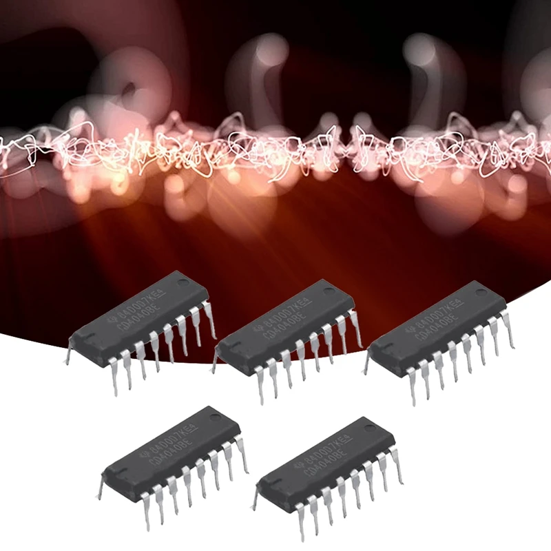 IDUD 5PCS CD4040BE 칩 DIP16 로직 칩 분배기 바이너리 카운터 칩