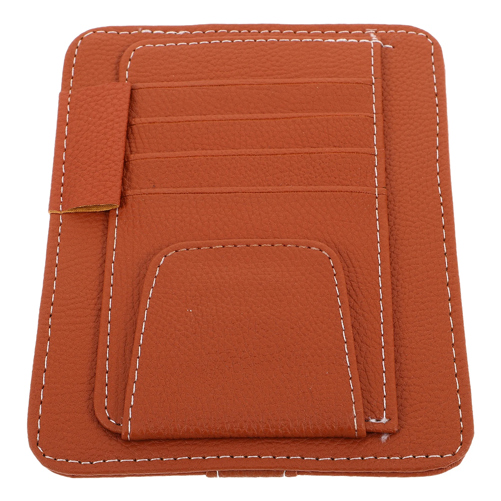 

Visor Storage Bag Glasses Holder Clip Sunglass Organizer Visor Accessories Card Slots Multifunctional Design Practical