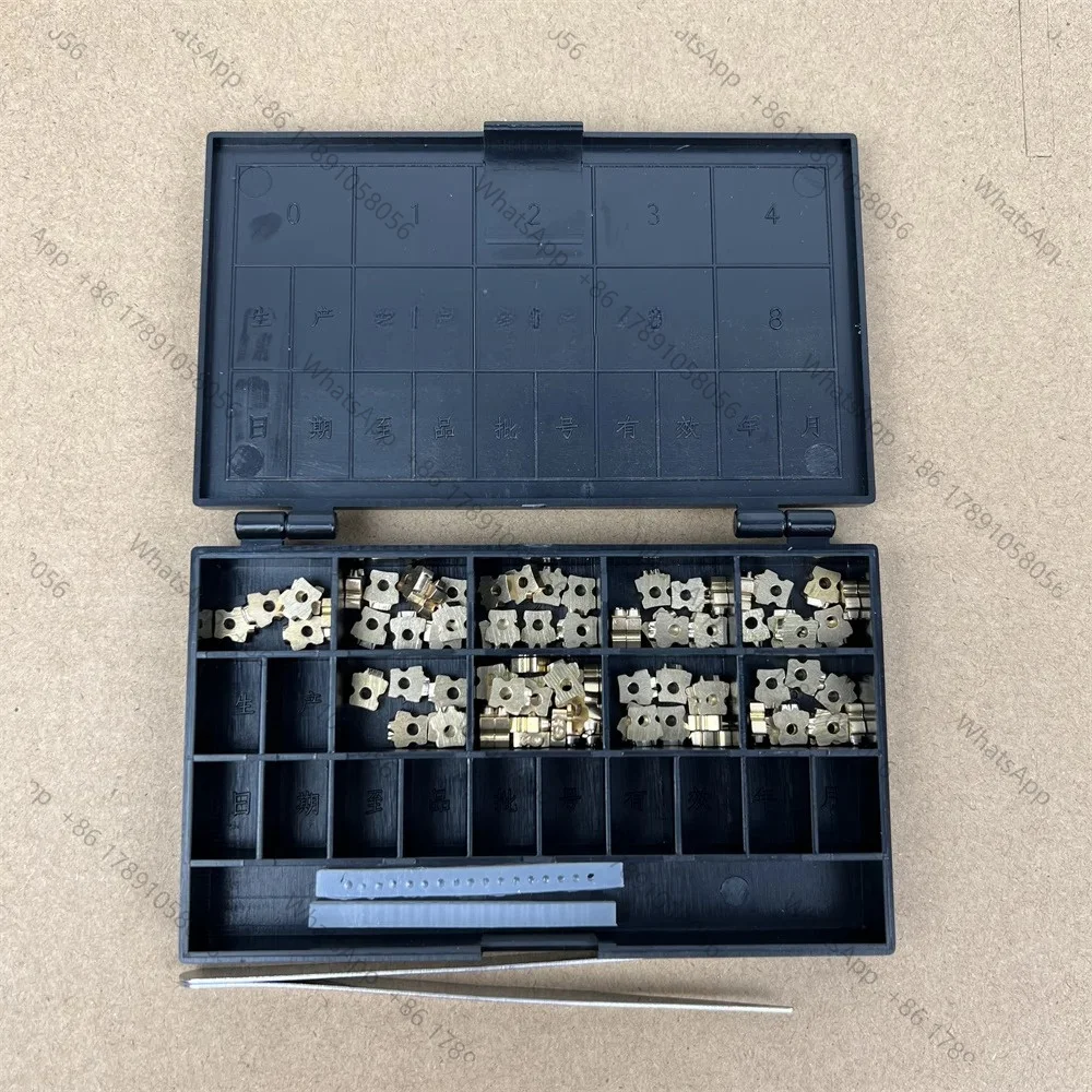 Brass Letters 2.5x7x6.5MM DK1100 Solid Ink Coding Machine Hole Brass Letters,100pcs/box