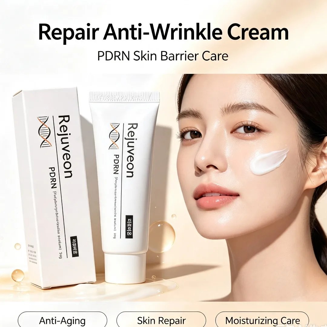 PDRN Salmon Repair Cream 20g Portable Refreshing Hydrating Soothing Facial Skin Care Cream Rejuvenate Firming Moisturizer New