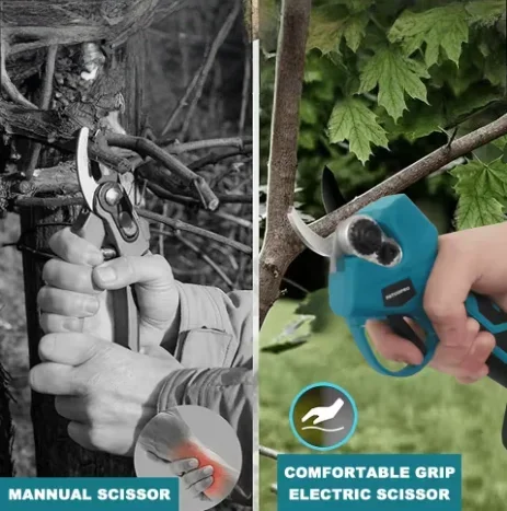 Makita 18V Original Brushless Electric Pruning Shears Garden, Tool Branche Cutter Cordless Electric Garden Scissors Fruit Tree