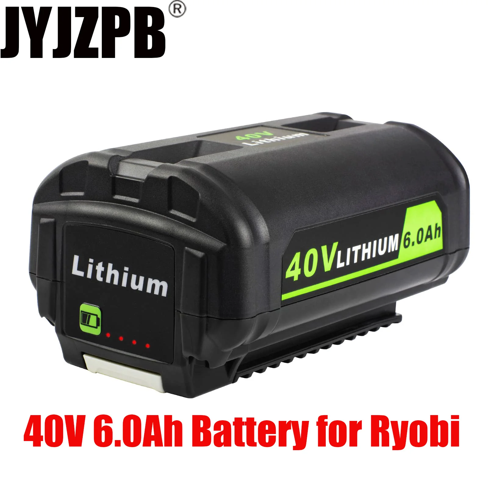 40V 6.0Ah Battery Replacement for Ryobi 40v Battery, 6000mAh High Capacity for RYOBI OP4050 OP4050A OP4060 OP40601 OP40602