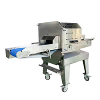 Commercial Cooked Meat Slicer Automatic Beef Mutton Preserved Meat Pickled Vegetables Slicer Multi-functional Cooked Food Slicer