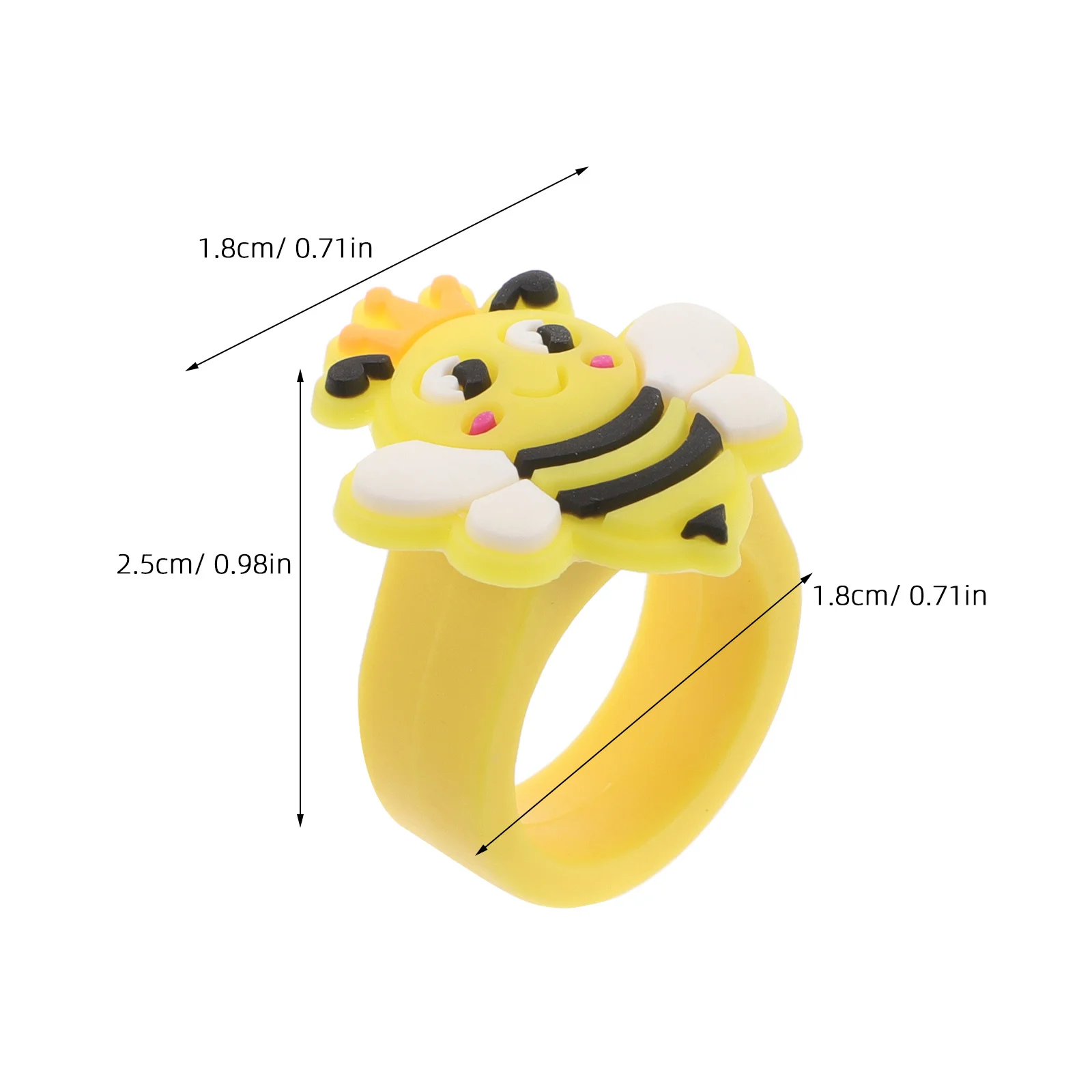 30 قطعة خواتم الفتيات الموضة الملونة البلاستيكية مجوهرات فستان الحفلات المفضلة جوائز الكرنفال جودي حقيبة الحشو #2
