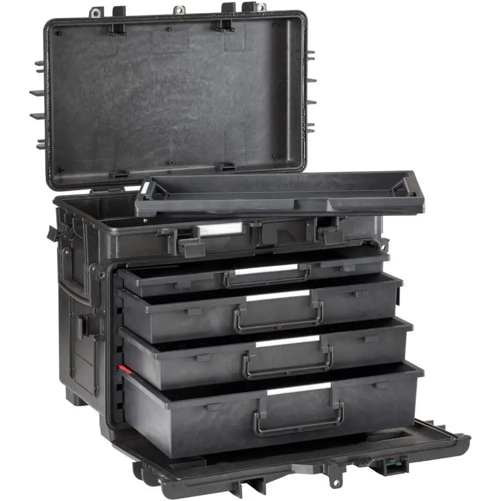 

Military-Grade Waterproof Stackable Tool Chest, Certified to MIL-STD-8140J, STANAG 4280, IP67, Lockable & Impact-Resistant