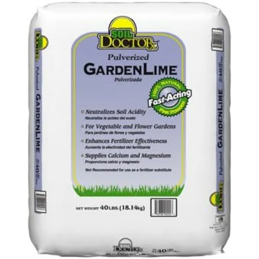 Oldcastle Soil Doctor 50051550 Pulverized Garden Limestone, 40-Pound