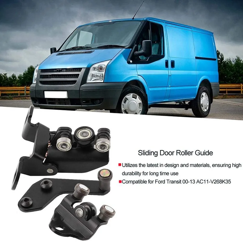 1 Set New Ford Transit 2000-2014 Sliding Door Rolling Guide Right YC15 V25000 AF  YC15 V268 B40 AJ  YC15 V25028 AC