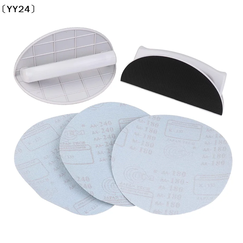 

Multifunction Semi-Circular Angle Sanding Sandpaper Self-adhesive 90 Degree Sandpaper Holder High-end Putty Polishing Tool〔YY24〕