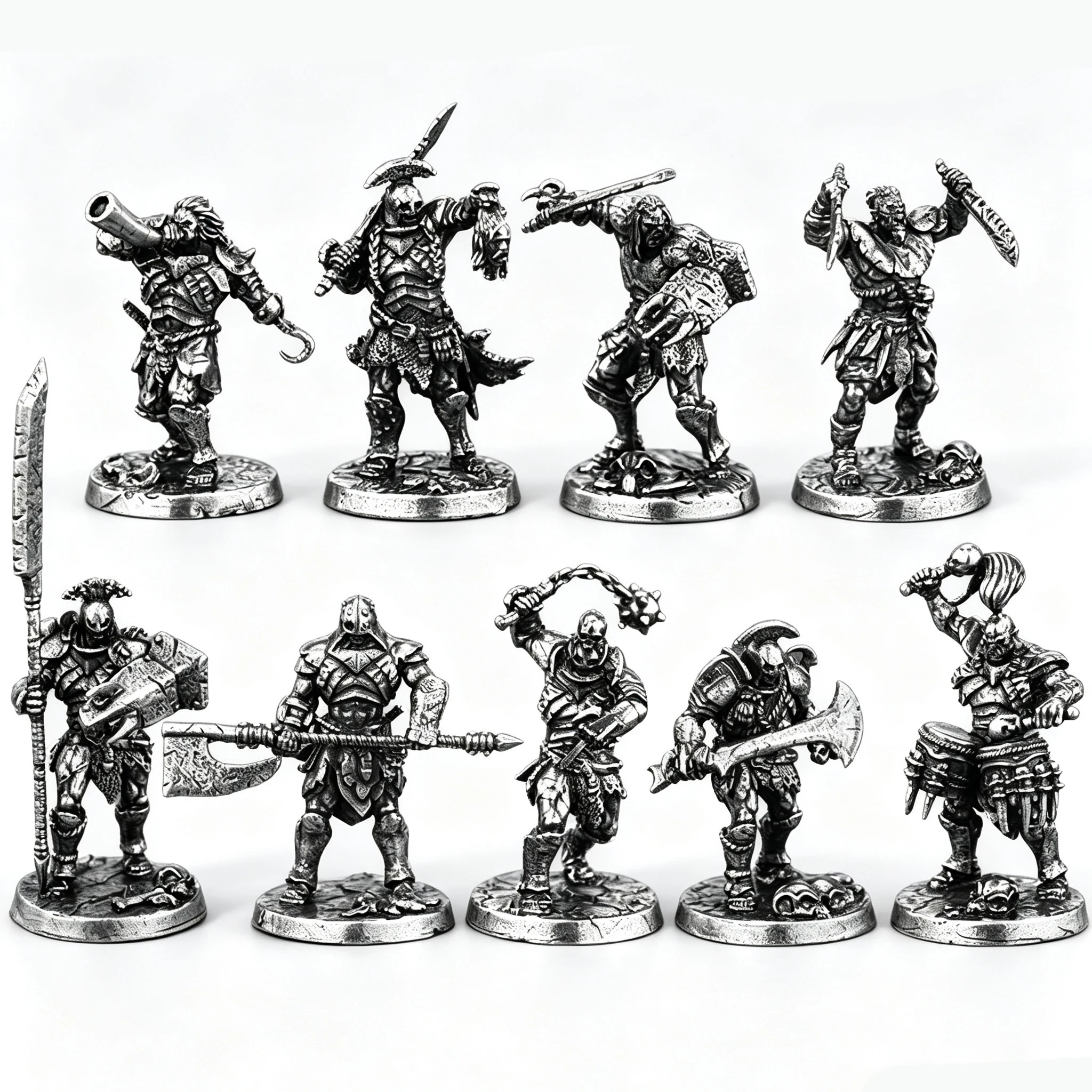 Metal Lord of the Rings orc army soldier doll miniature collectible model tabletop game chess piece ornament to give boyfriend