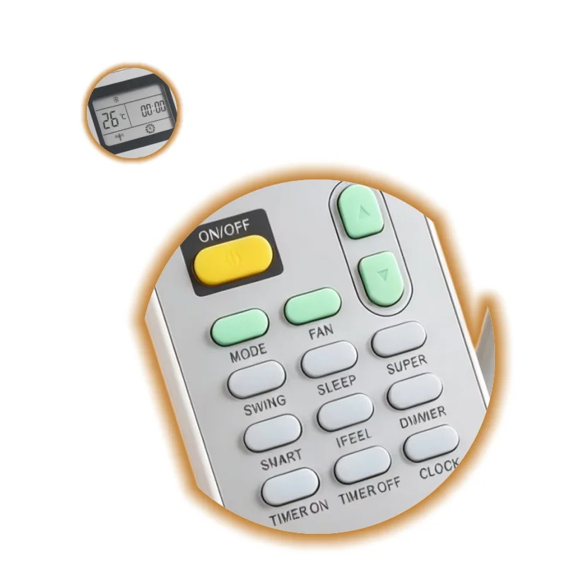 

DG11J1-91 Replacement Remote Control, 100% Compatible with Hisense & Livetech Air Conditioner, High Precision Infrared Signal