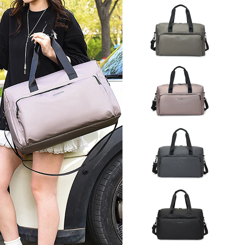 

Sports Fitness Handbag Traveling Bag with Zipper Pocket Adjustable Strap Crossbody Bag for Sports Camping Training Women Handbag