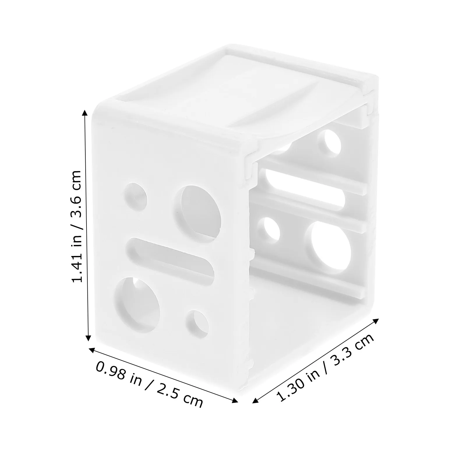 12Pcs White Blinds Mounting Brackets Pom Material Strong Lightweight for Mini Blinds Window Box Bracket Hold Down Holder