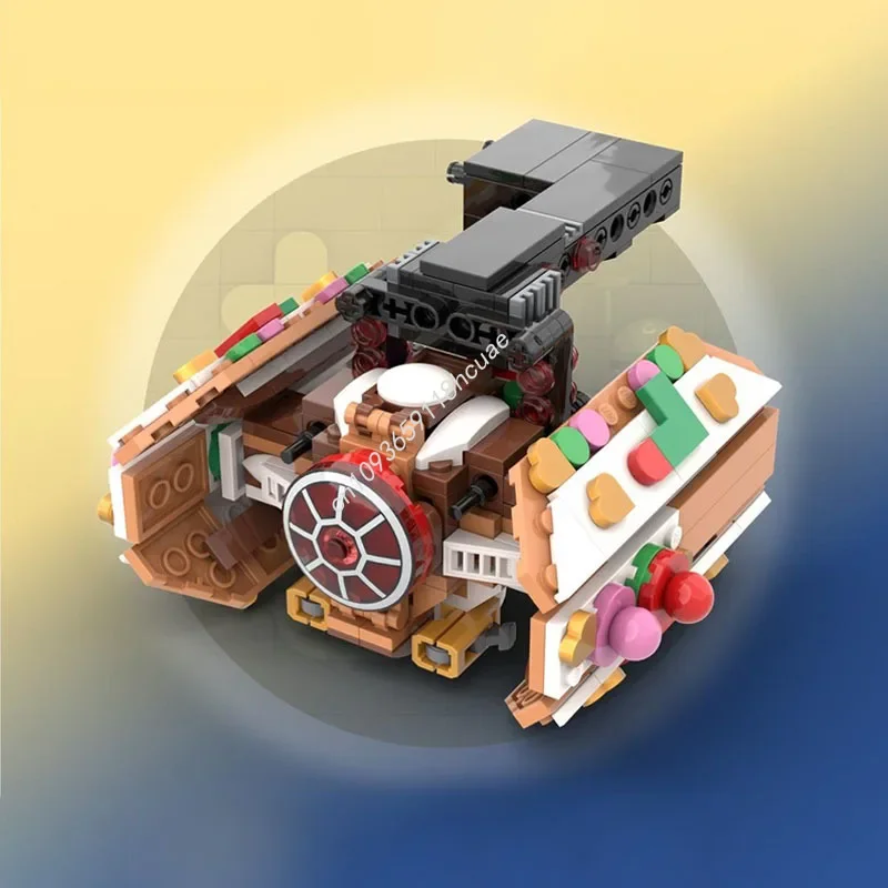Neue 305 stücke Lebkuchen TIE Starfighter Star Battle Modell Bausteine Diy Bildung Montage Spielzeug Für Kinder Weihnachten Geschenke