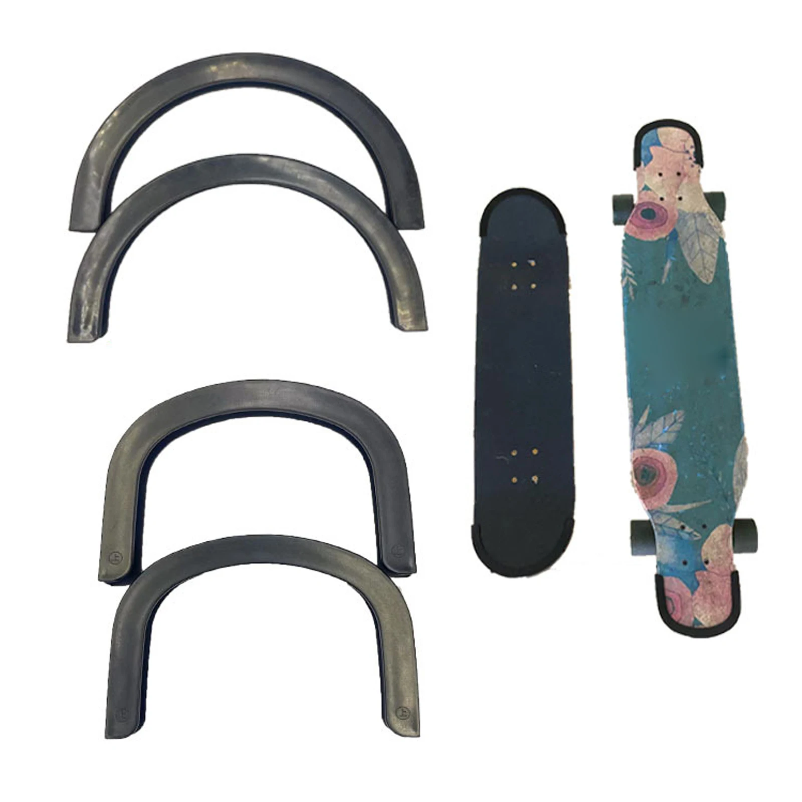 Skateboard Deck Guards Protector Longboard Deck Edge Protection Durable Fashion Longboard Dance Board for Longboard Boys Grils