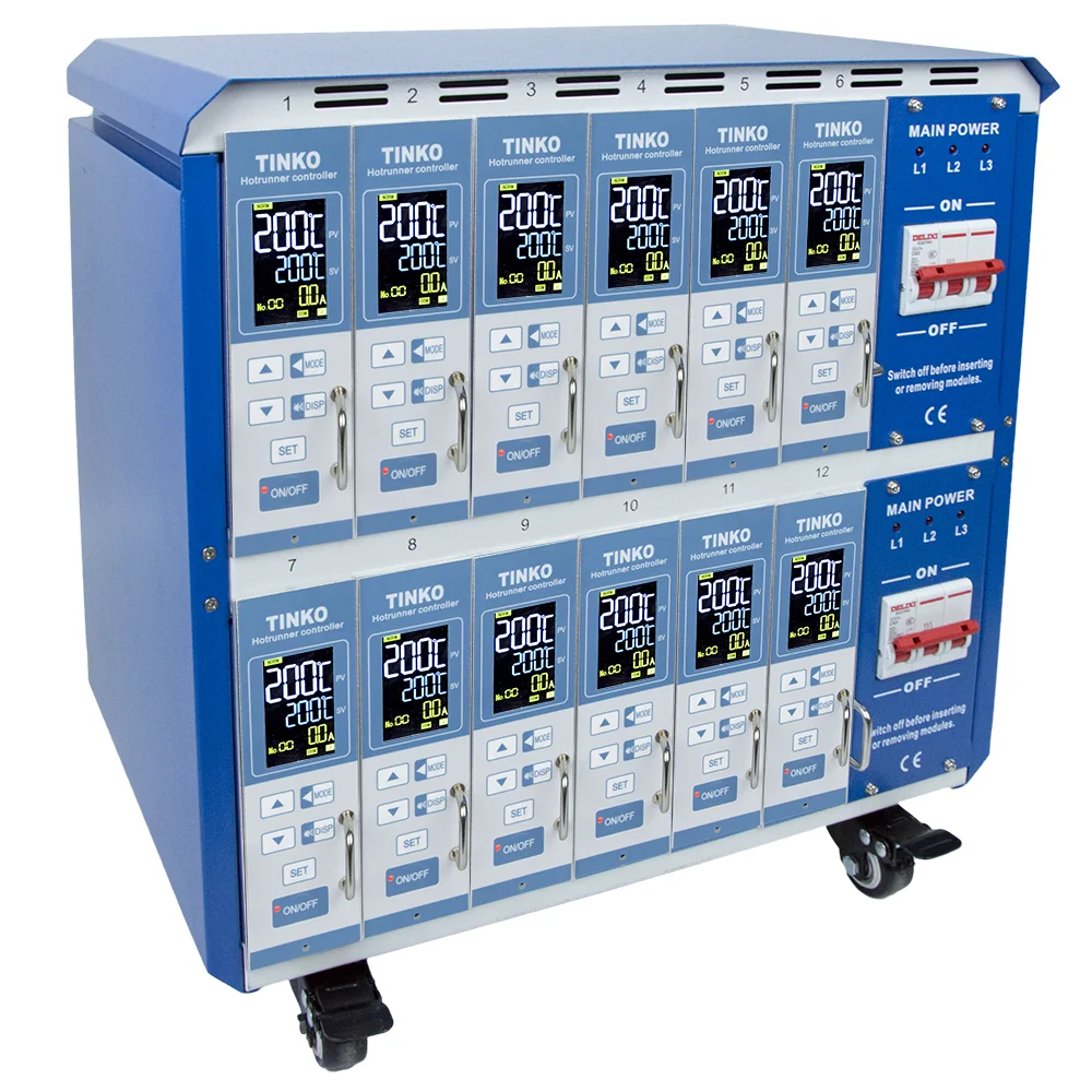 12 Zone Plastic Moulding Injection Digital Pid Hot Runner Temperature Controller for Injection Machine