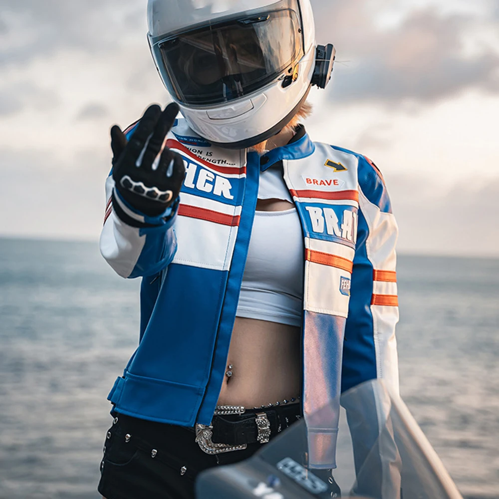 Women's Cycling Clothes Casual Fall Prevention Motocross Jacket Universal For All Seasons Racing Jacket Windbreak