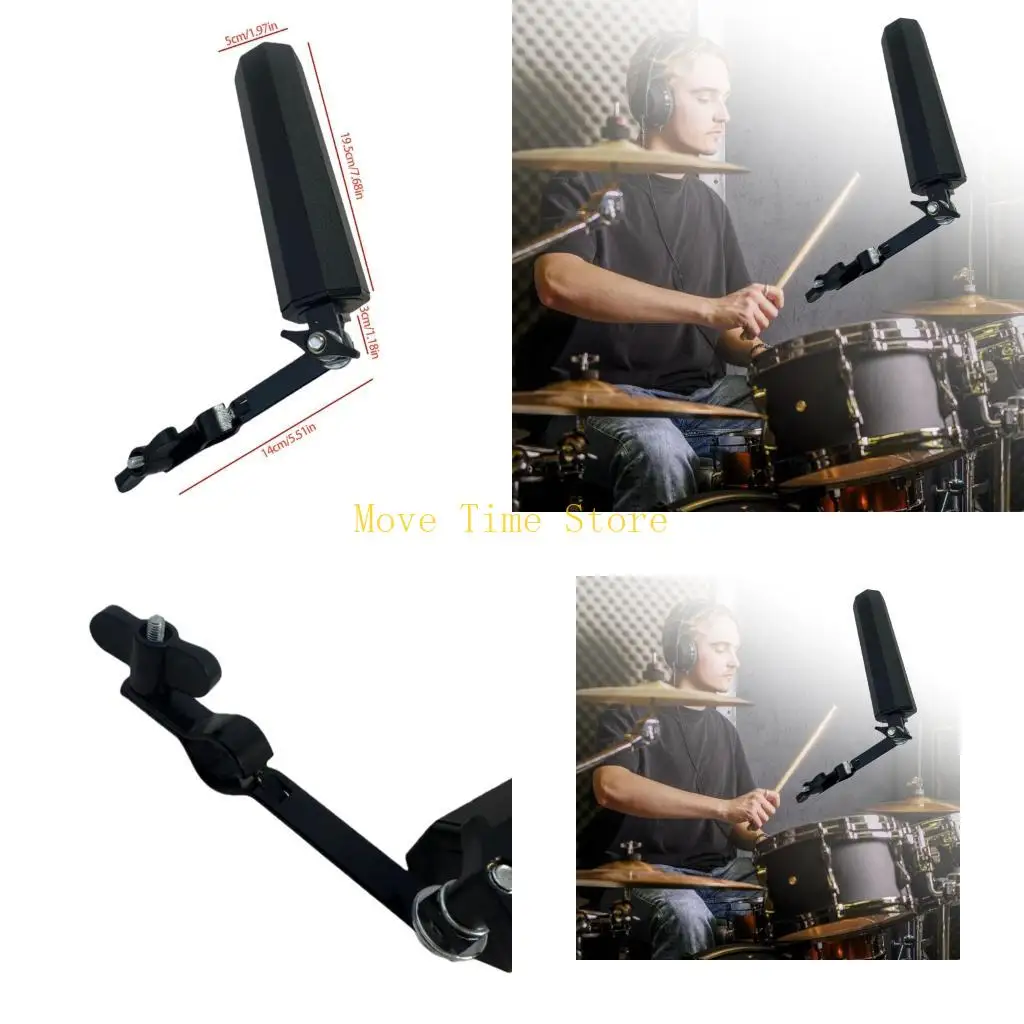 

92ME Sturdy Metal Support Frame Drumstick Holder Secure and Stable for Drummers