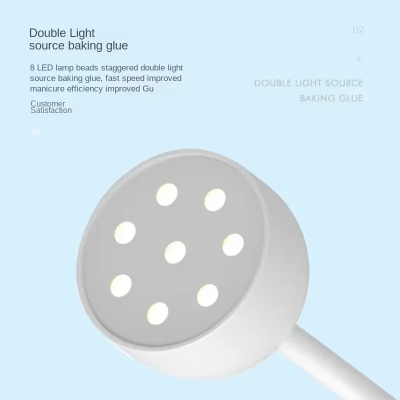

미니 네일 LED 램프, 인조 네일 드라이어, 매니큐어, 접착제, 빠른 건조, UV 라이트, 네일 램프, 360