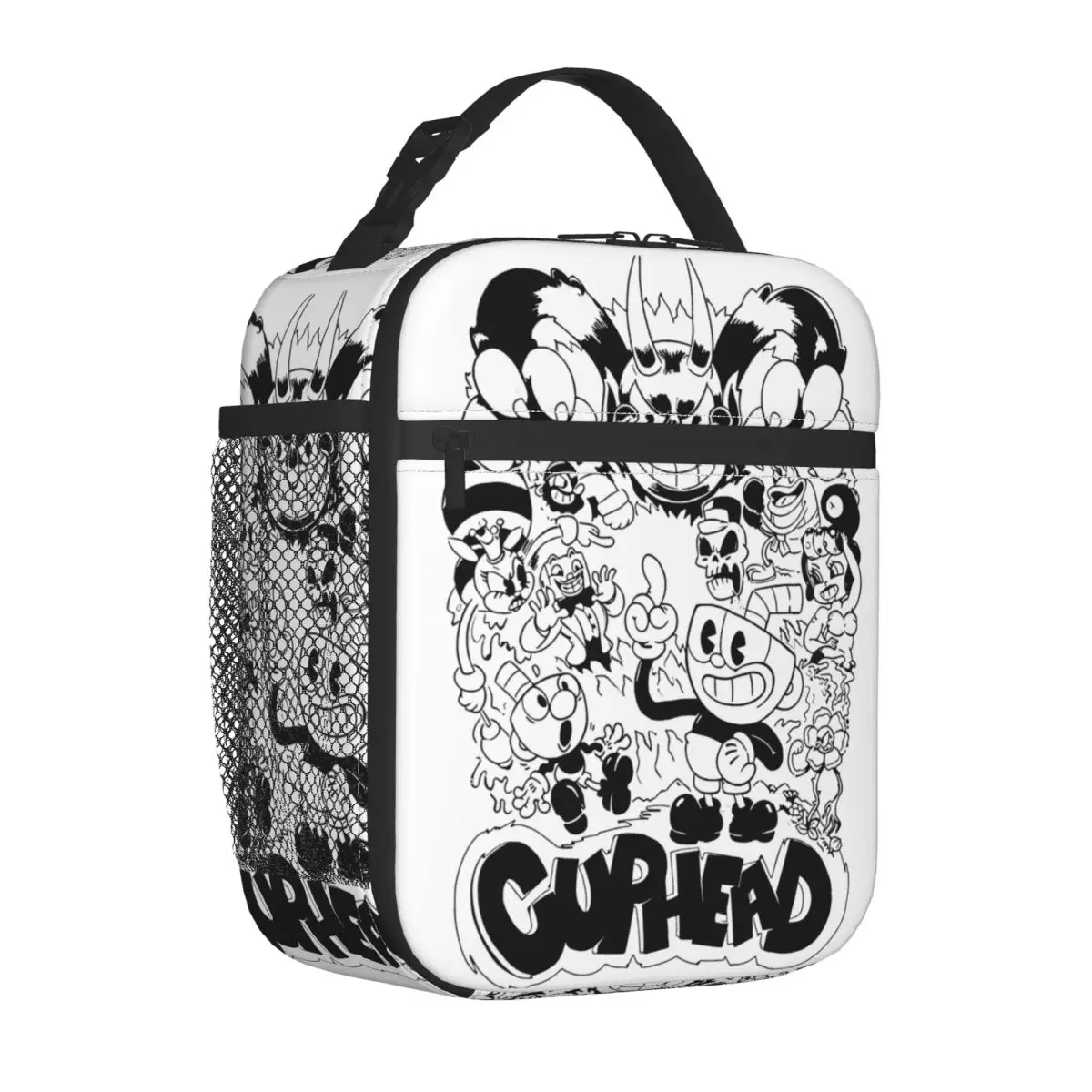 Cuphead Don't Deal With The Devil Insulated Lunch Bag Thermal Bag  Lunch Container Leakproof Tote Lunch Box Food Bag Office