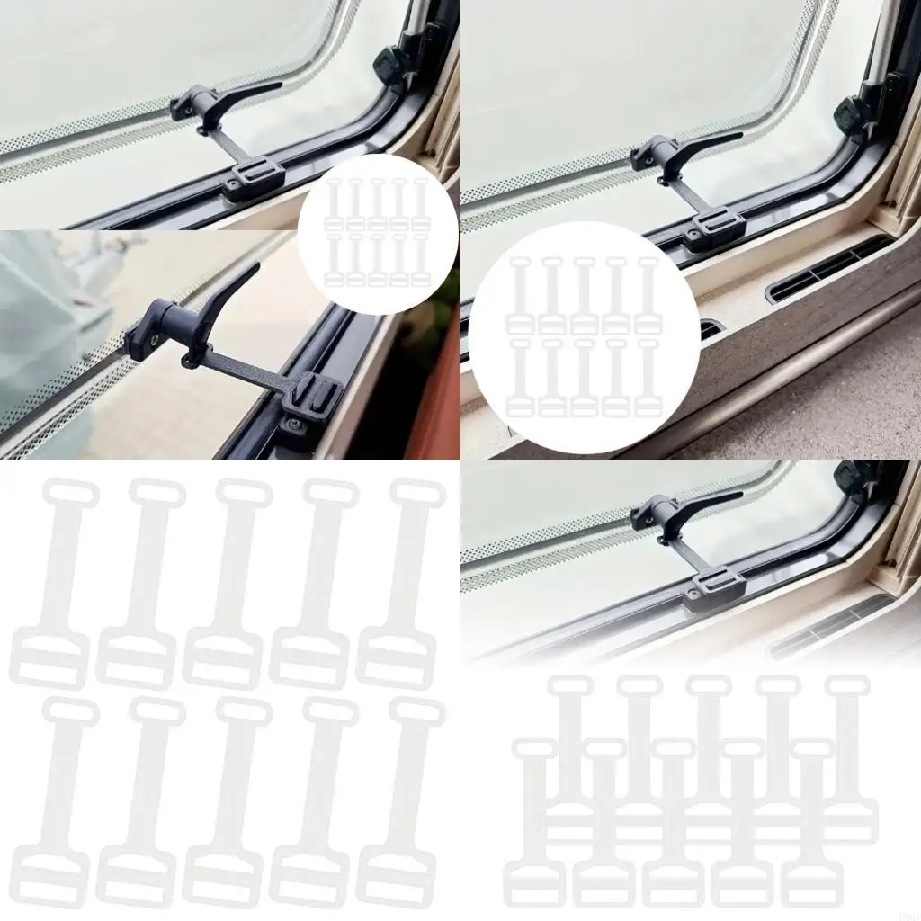 Easy Setup entilation Stay Holders for Child Safety Motorhome Window Restrictor New