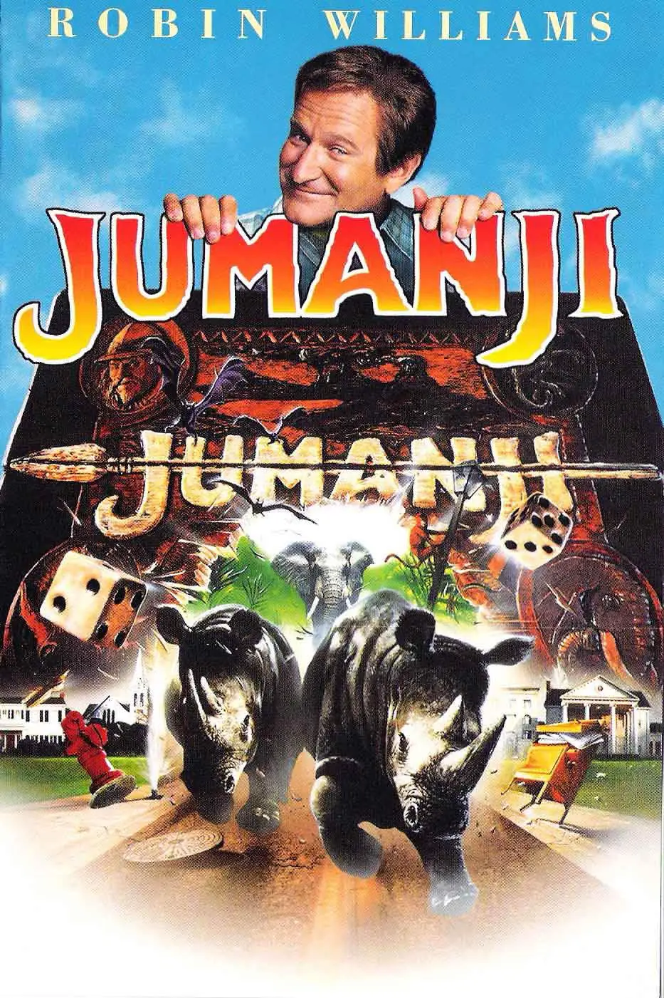Film Jumanji (1995) Poster Prints Muursticker Home Decor Bar Cafe Art Painting