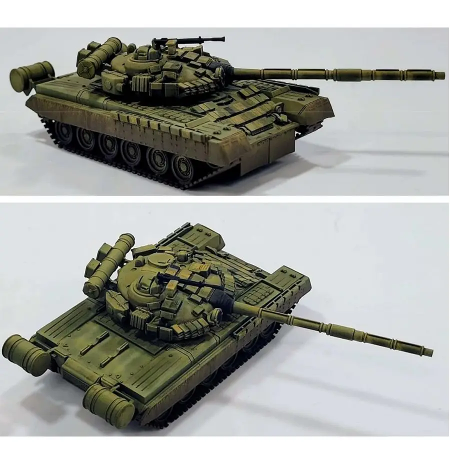 AC13434 Academy 1/72 T-80BV Soviet Main Battle Tank Assembly Military Model Kit