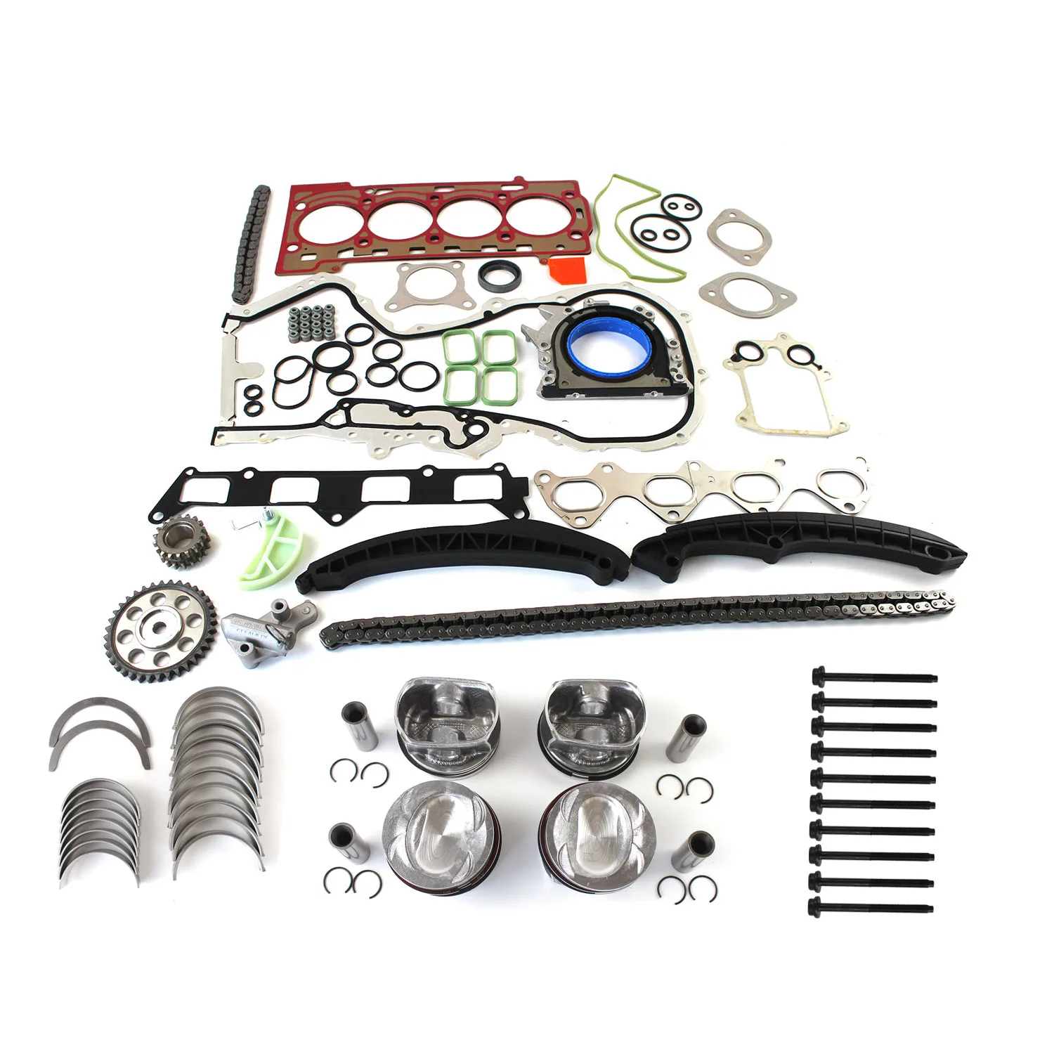 Kit de ReconFumde Moteur pour Voiture, Pièces Contrastées pour VW AUDI 1.4 TSI EA111 CAV CTH BLG BMY Ø 19mm Golf Passat CC Tiguan rocco