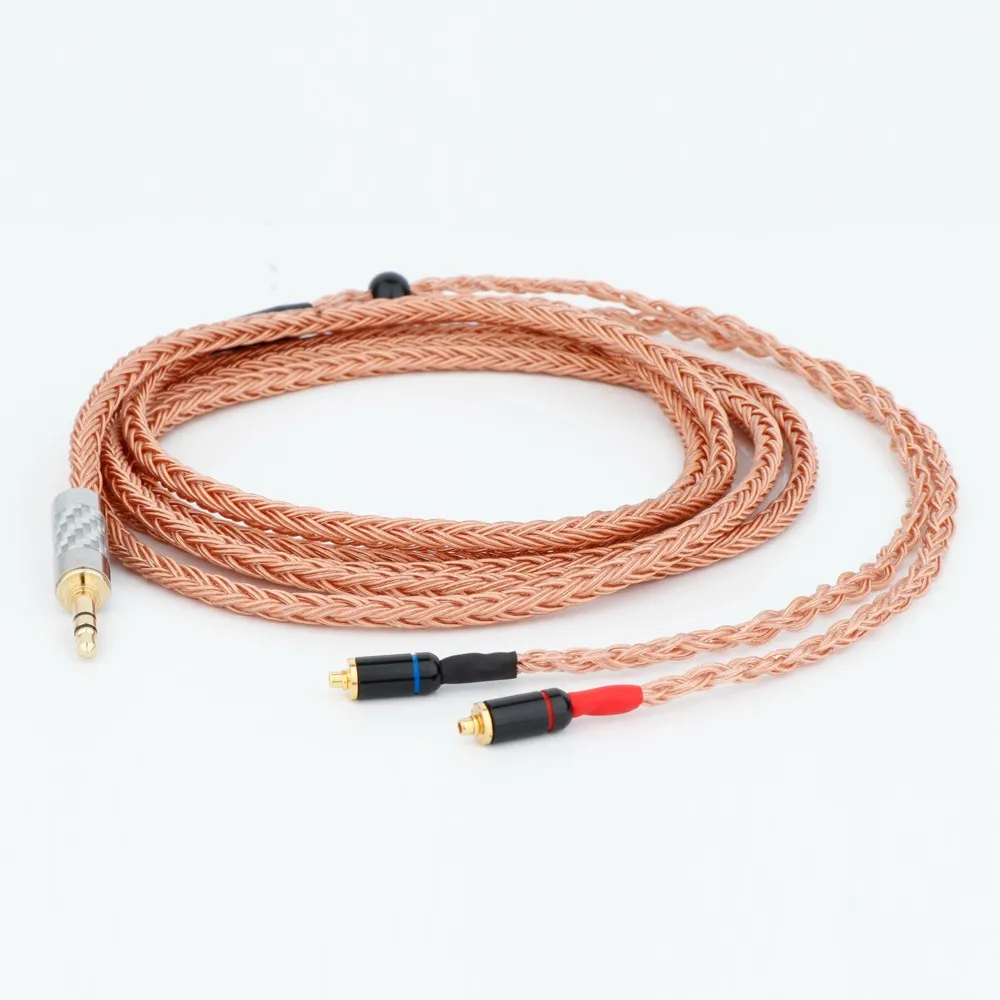 High Quality 4.4mm 2.5mm 3.5mm XLR Balanced 16 Core 99% 7N OCC Earphone Headphone upgraded Cable For AKG N30 N40 MMCX