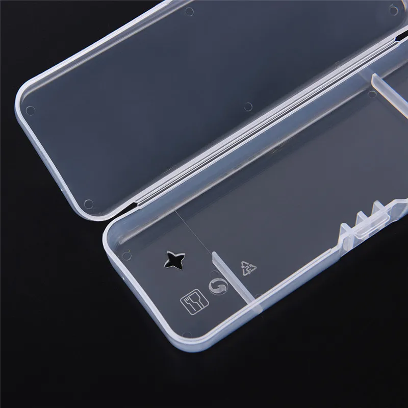 Wholesale Plastic Clear Razor Storage Case Travel Portable Holder Box Man Shaving