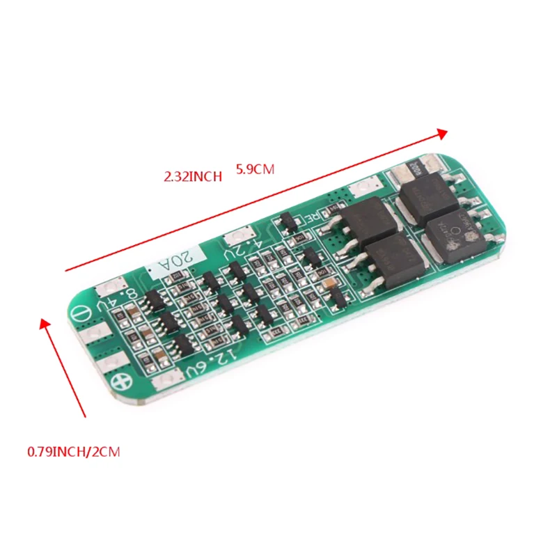 1Pc 3S 20A Li-ion Lithium Battery 18650 Charger PCB BMS Protection Board Module electric drill.
