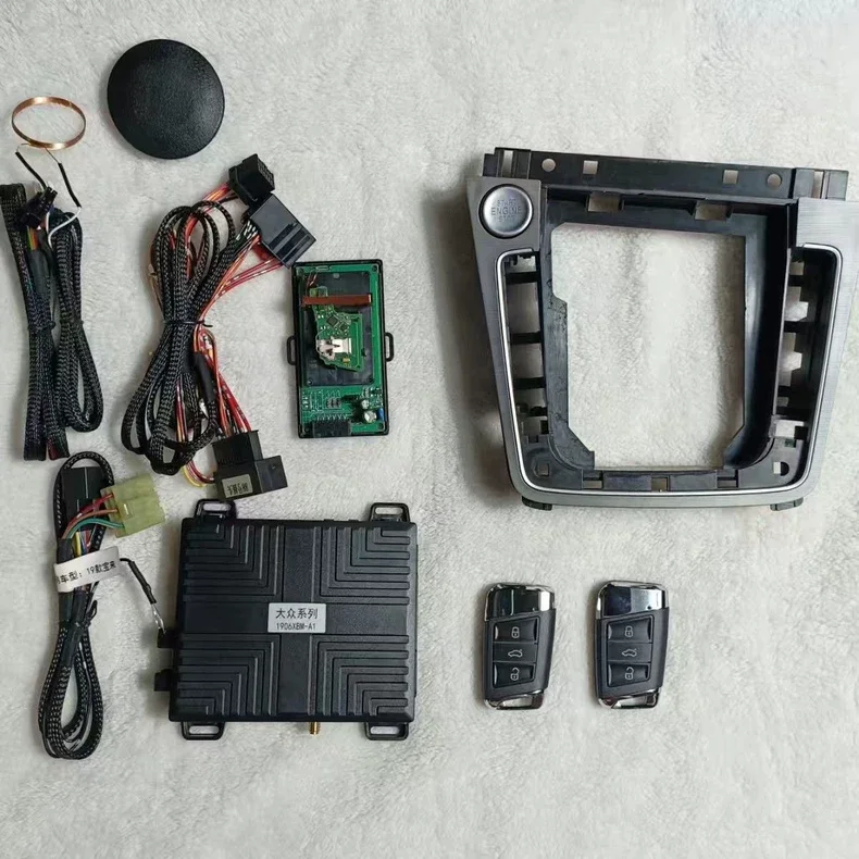 

Upgrade Passive Keyless Entry System Fit For Golf 7 Keyless Go,Convert Car To Push Start Ignition Kit , Remote Car Starter