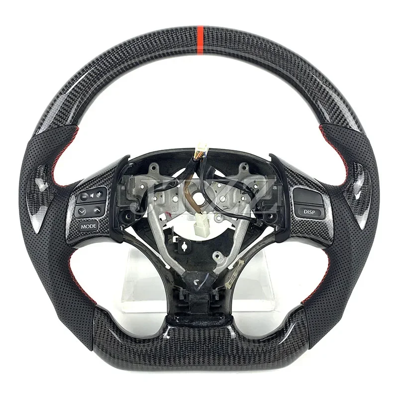 

Carbon Fiber Steering Wheel For Lexus RCF IS RX NX CT200 300 350 2010 2011 2012 Automotive Interior