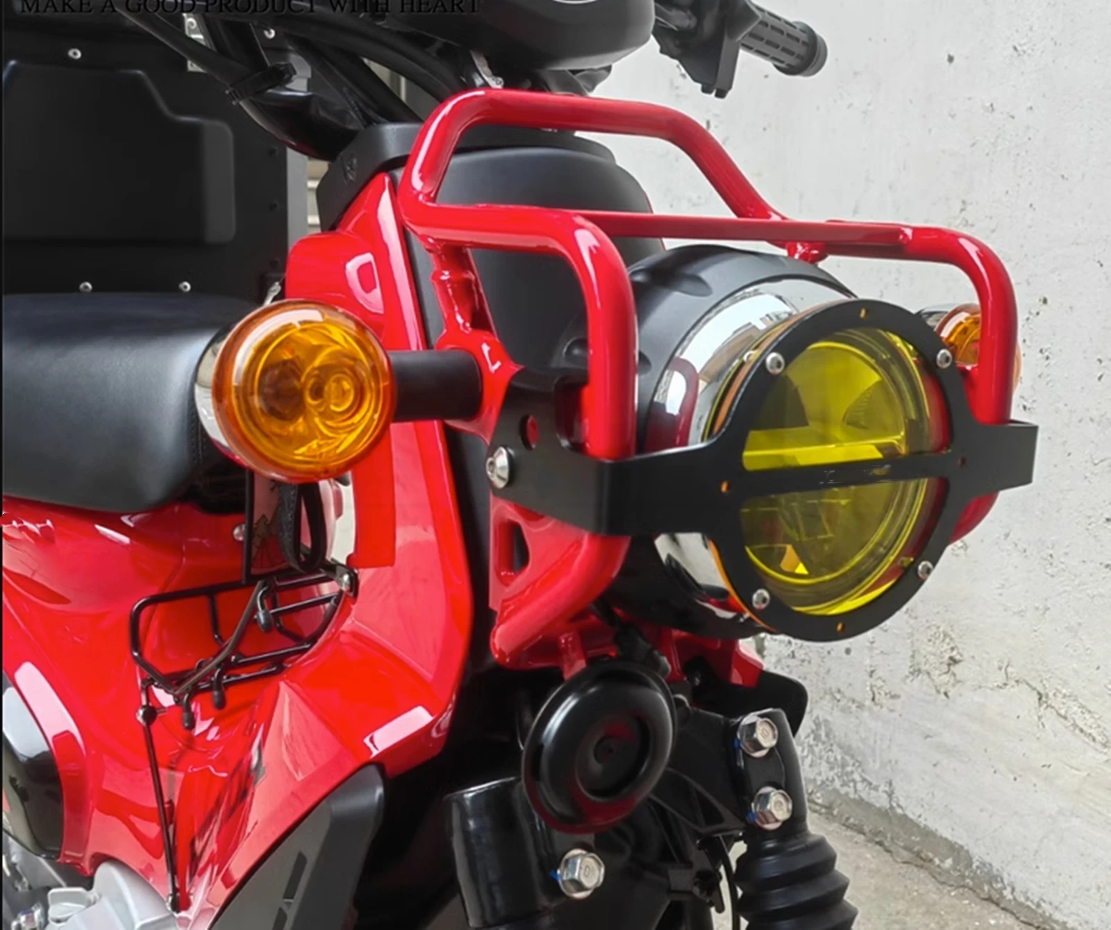 Juste de Protection pour Lumière de Sauna pour Honda CC110 JA45, Cadre de Lampe de Moto