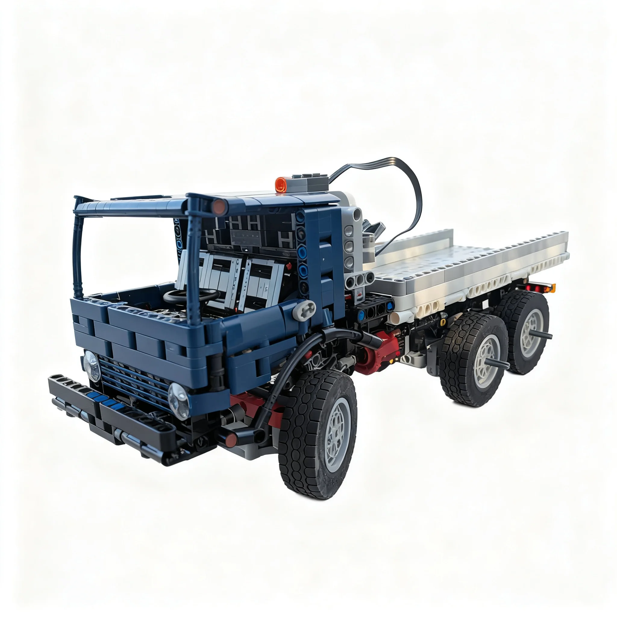 1140pcs MOC KAMAZ-4310 RC PF KAMAZ Technical Model Building Blocks Architecture Education DIY Collection Birthday Craft Brick