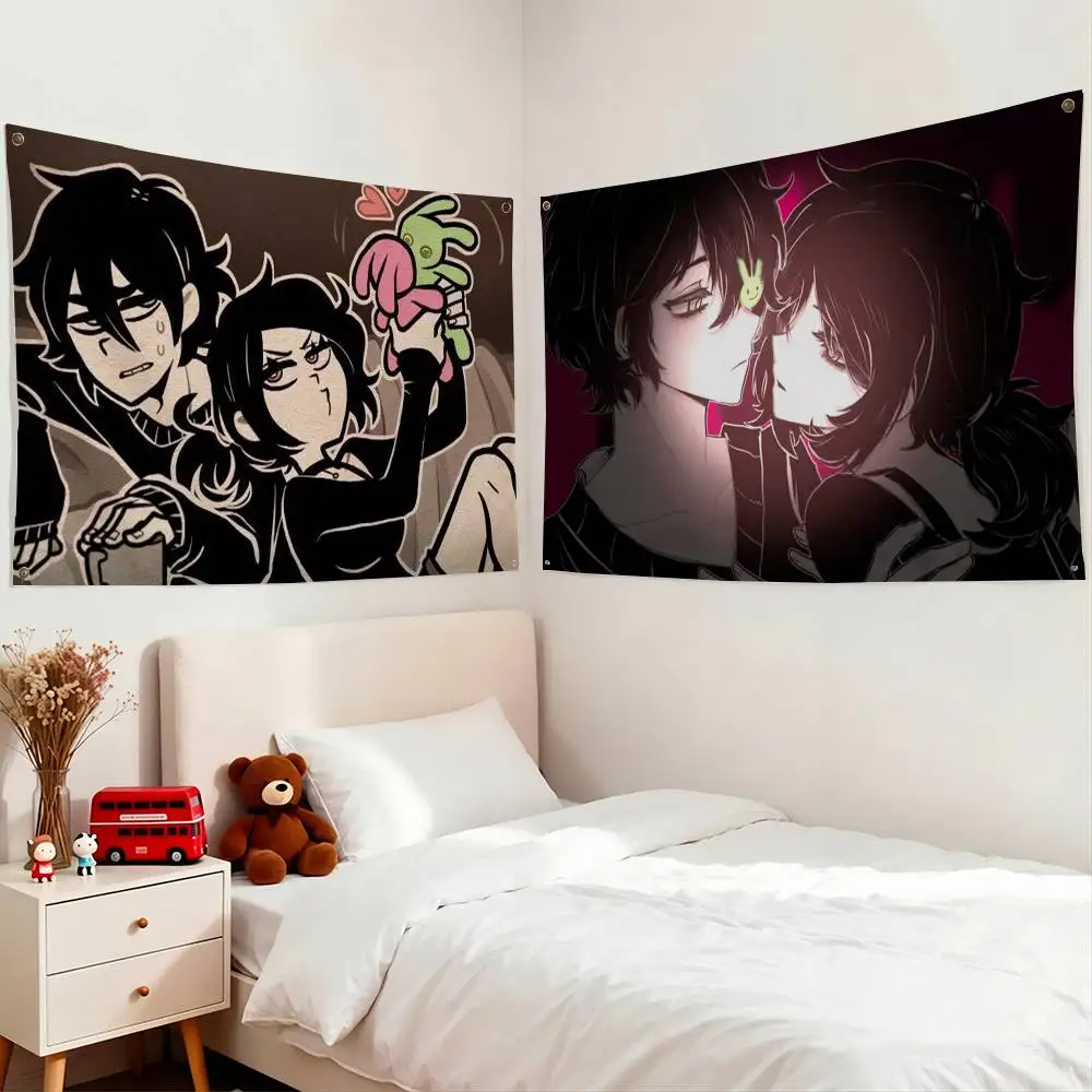 TCOA-The Coffin Of A-Andy And Leyley Flags for Bedrooms Home Decor Items Outdoor Decors Garage Decoration Flaga