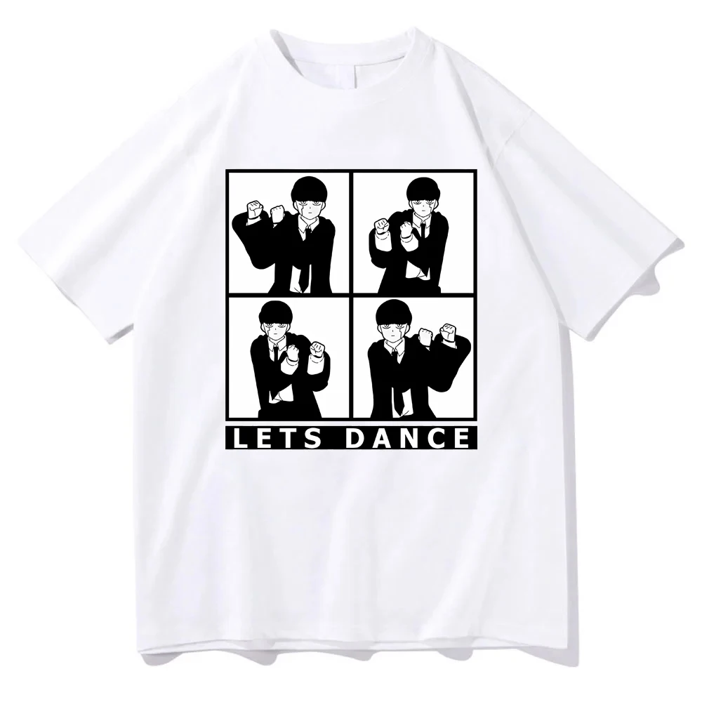 Mashle Lets Dance Funny Manga Print T-shirts Mashle: Magic and Muscles T Shirts Men Women Casual Cotton Soft Tees Clothes