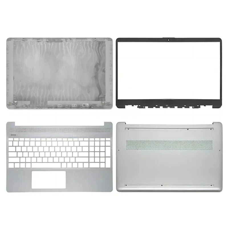 For HP 15S-FQ 15S-FR 15S-EQ 15-EF 15-ER 15-DY TPN-Q222 TPN-Q230 Laptop LCD Back Cover Bezel Hinges Palmrest Botttom Case Top Lid