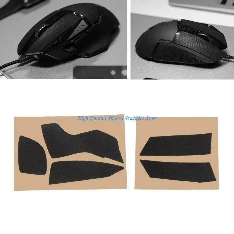 U2JE Games Mouse Anti-Slip Grip Tape for G502 Mouse Adhesive