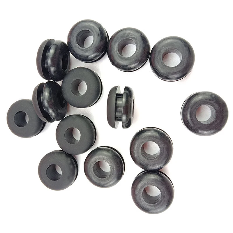 1~100pcs 8.8mm Black Rubber Double Sided Protective Coil Out Hole Wire O-ring Distribution Box Through Wire Ring Seal Ring