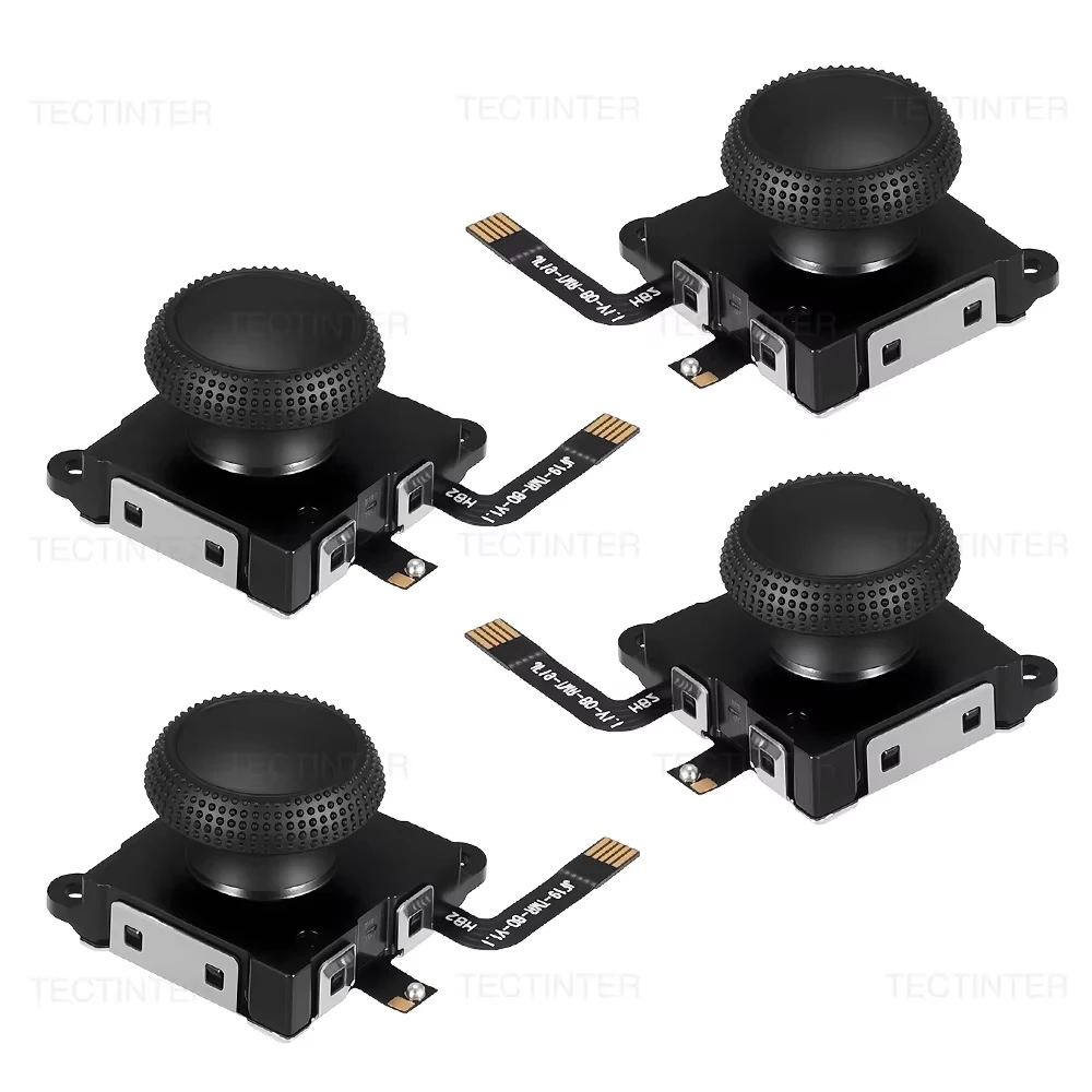2/4 Peças de Substituição de Joystick com Efeito Hall para Controle Nintendo Switch/Lite/OLED, Peças de Reparo e Acessórios para Thumb Stick Analógico 3D
