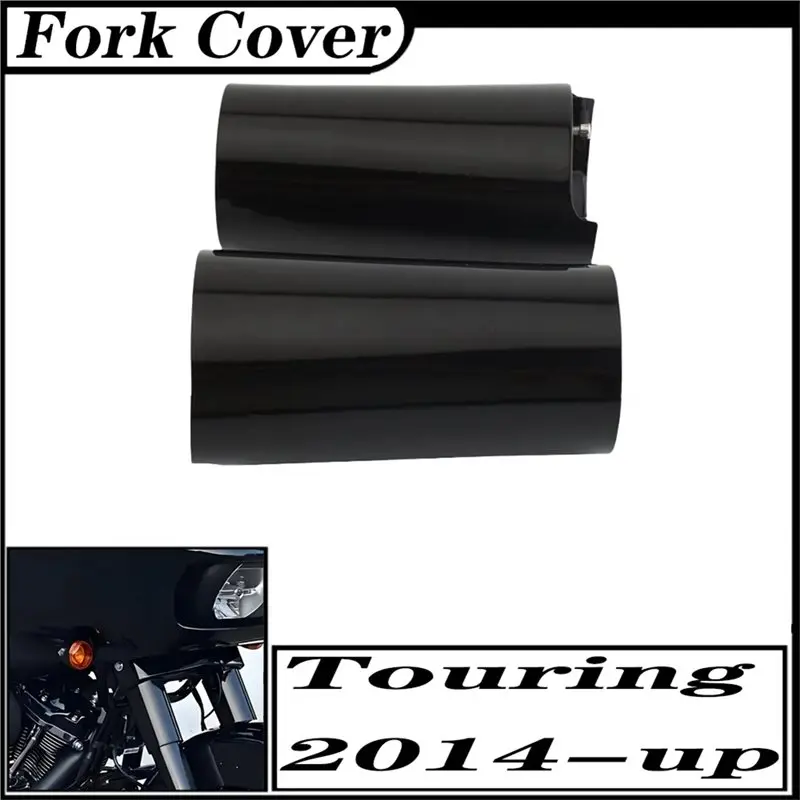 Ac29-Motorcycle For Touring Street Glide Road Glide Road King Ultra Limited CVO 14-25 Front Fork Boot Slider Covers